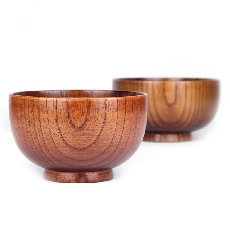 Japanese Style Wood Rice/Soup Bowl - Coco Cook Corner