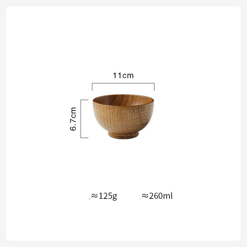 Japanese Style Wood Rice/Soup Bowl - Coco Cook Corner