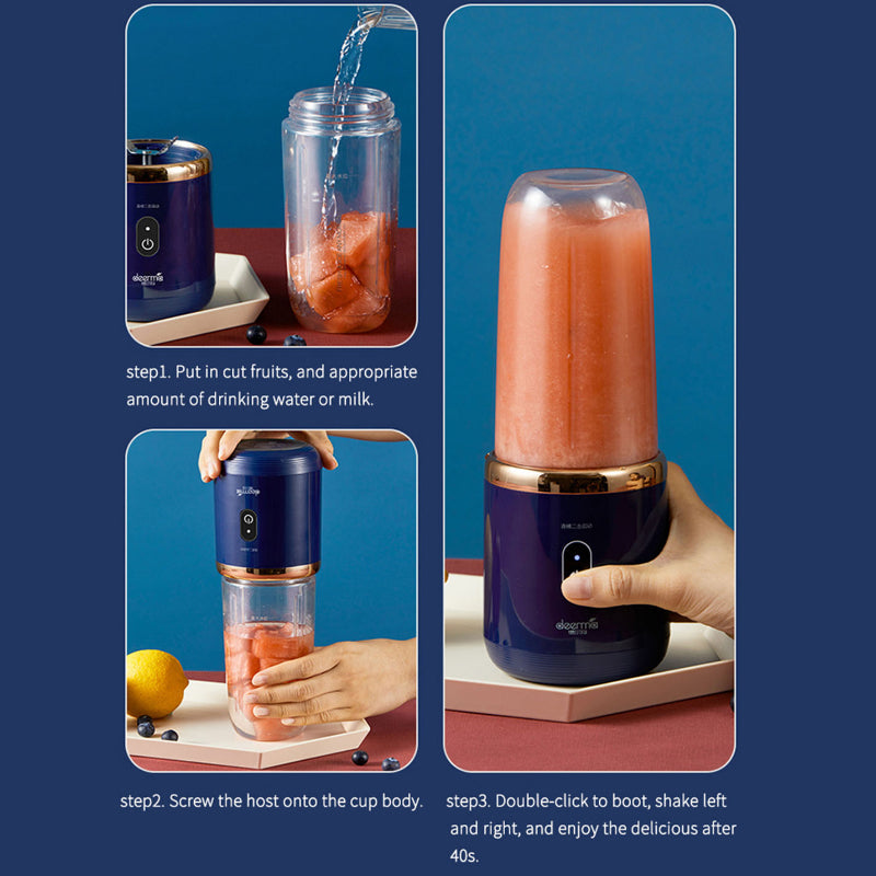 Portable USB Blender: Mini Juice Extractor & Smoothie Maker - Coco Cook Corner