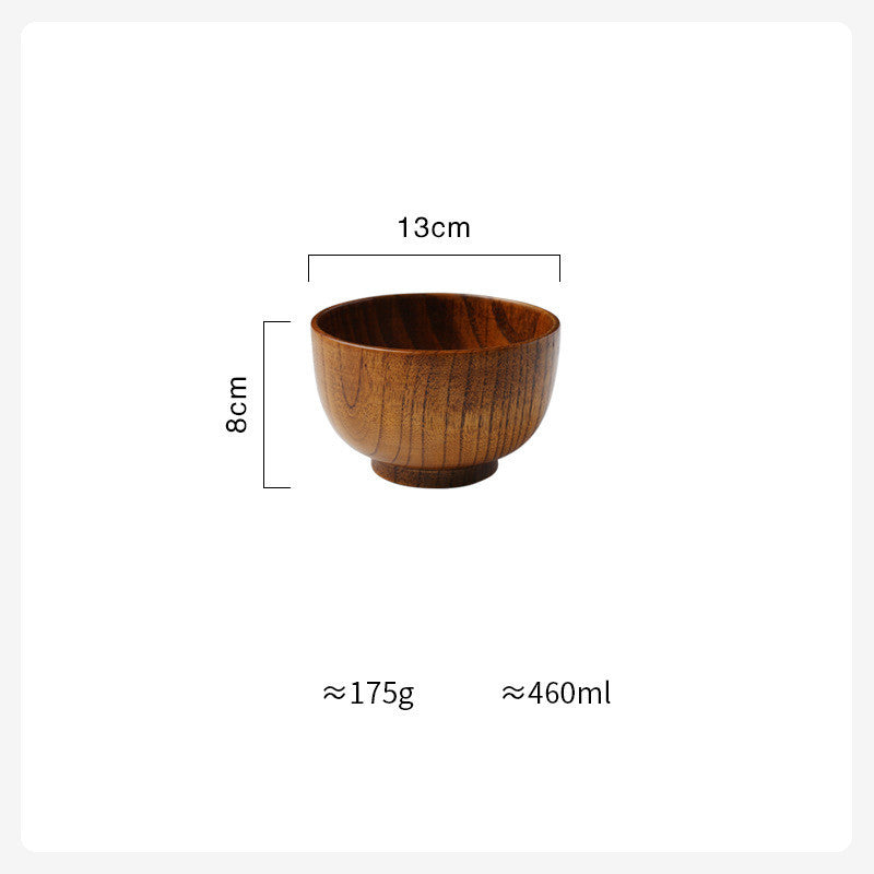 Japanese Style Wood Rice/Soup Bowl - Coco Cook Corner