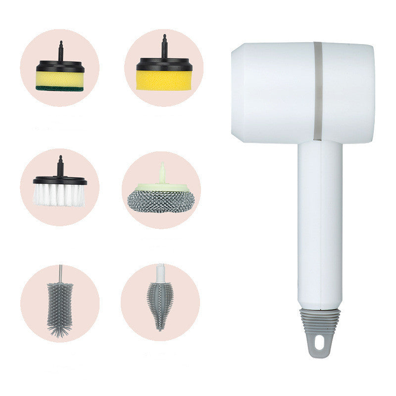 Electric Dishwashing Brush - Automatic Wireless USB Rechargeable Cleaning Brushes - Coco Cook Corner